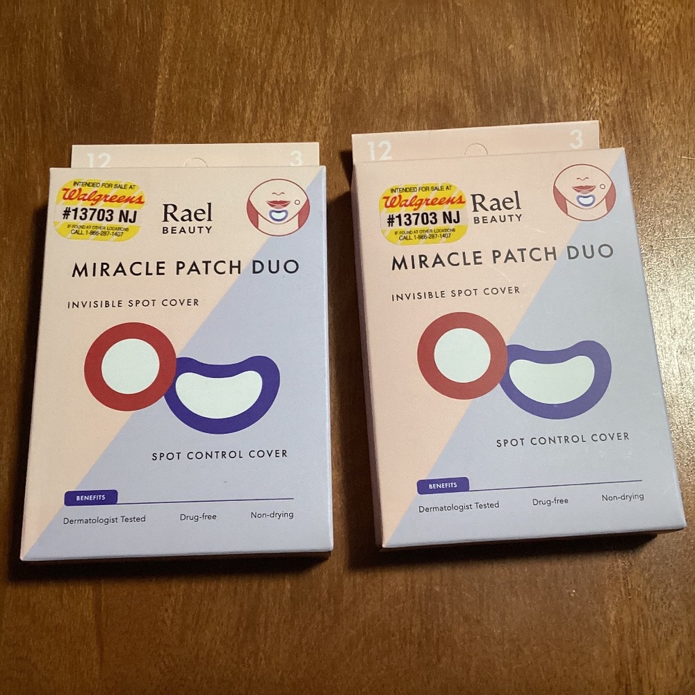 Rael Beauty Miracle Patch Duo Invisible Spot Cover Bundle New